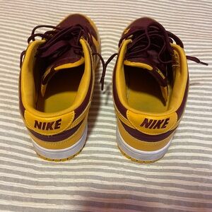 Nike Maroon and Yellow Sneakers